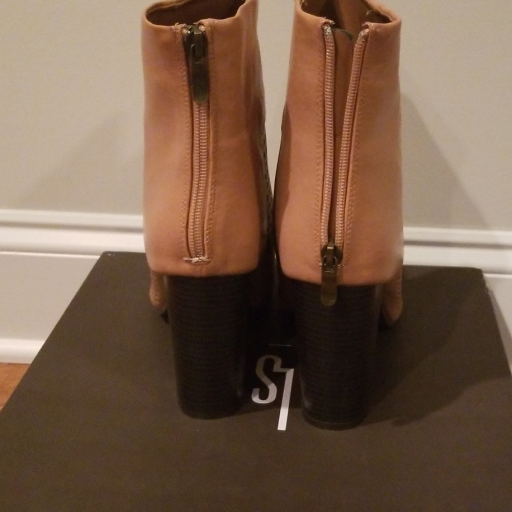Tan Booties - Picture 3 of 4